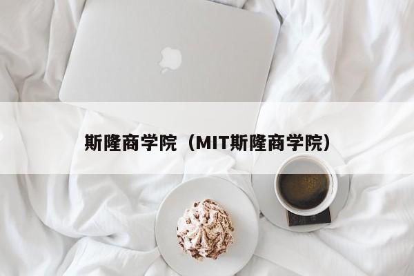 斯隆商學院（MIT斯隆商學院）