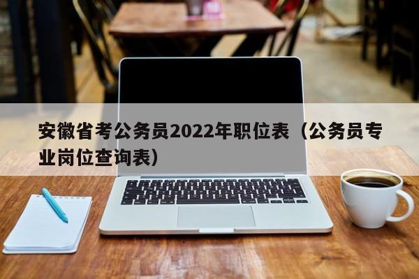 安徽省考公務(wù)員2022年職位表（公務(wù)員專業(yè)崗位查詢表）