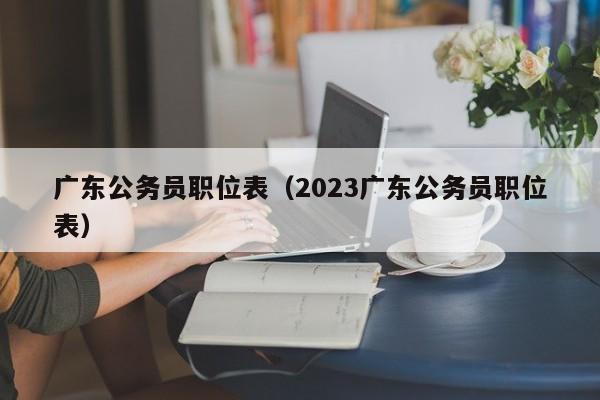 廣東公務員職位表（2023廣東公務員職位表）